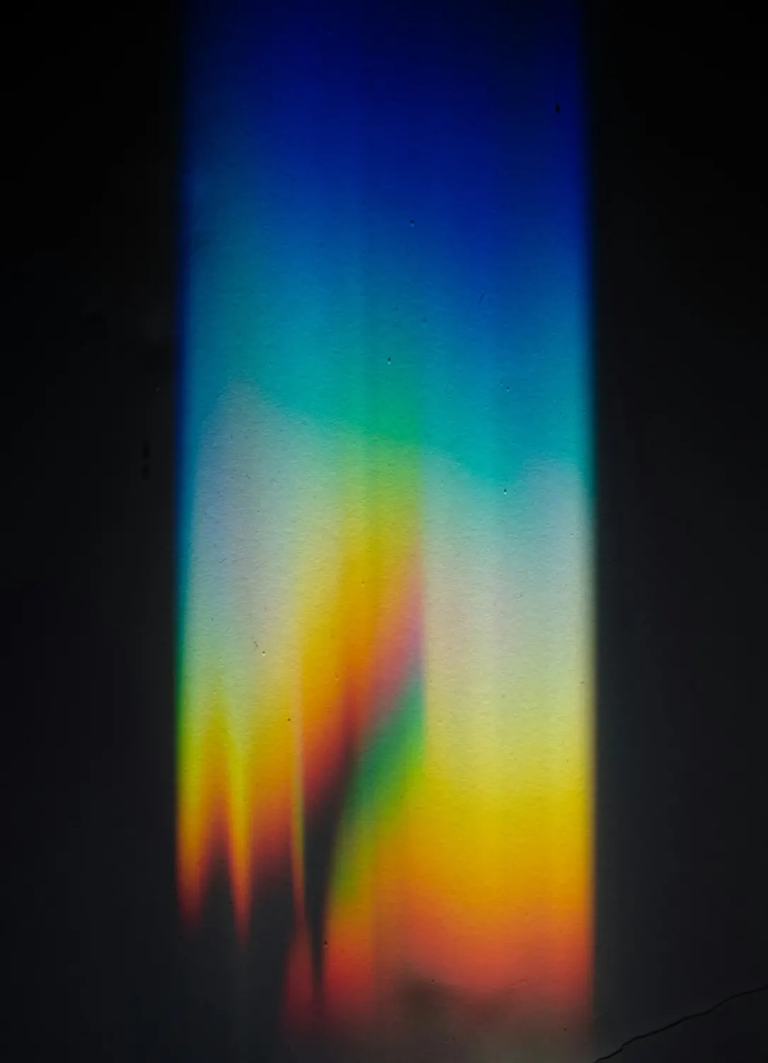 Abstract light and color artwork for AI and automation